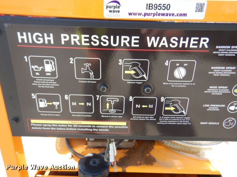 image for item IB9550 2023 AGT Industrial HPW4000  hot pressure washer
