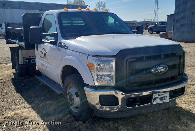 image for item KD9265 2014 Ford  F350 Super Duty  dump bed pickup truck