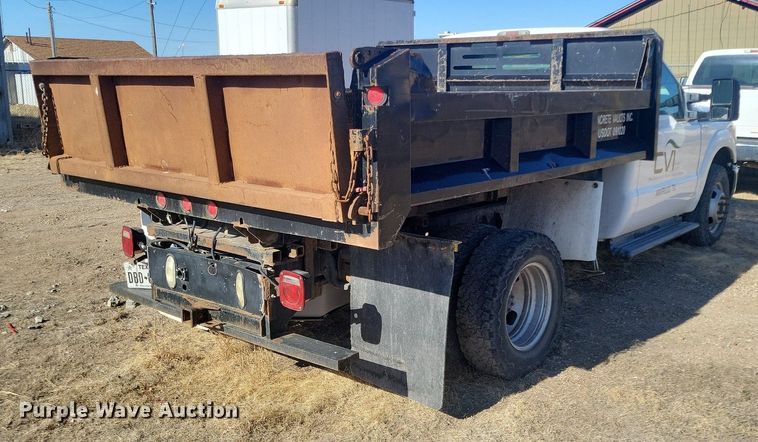 image for item KD9265 2014 Ford  F350 Super Duty  dump bed pickup truck