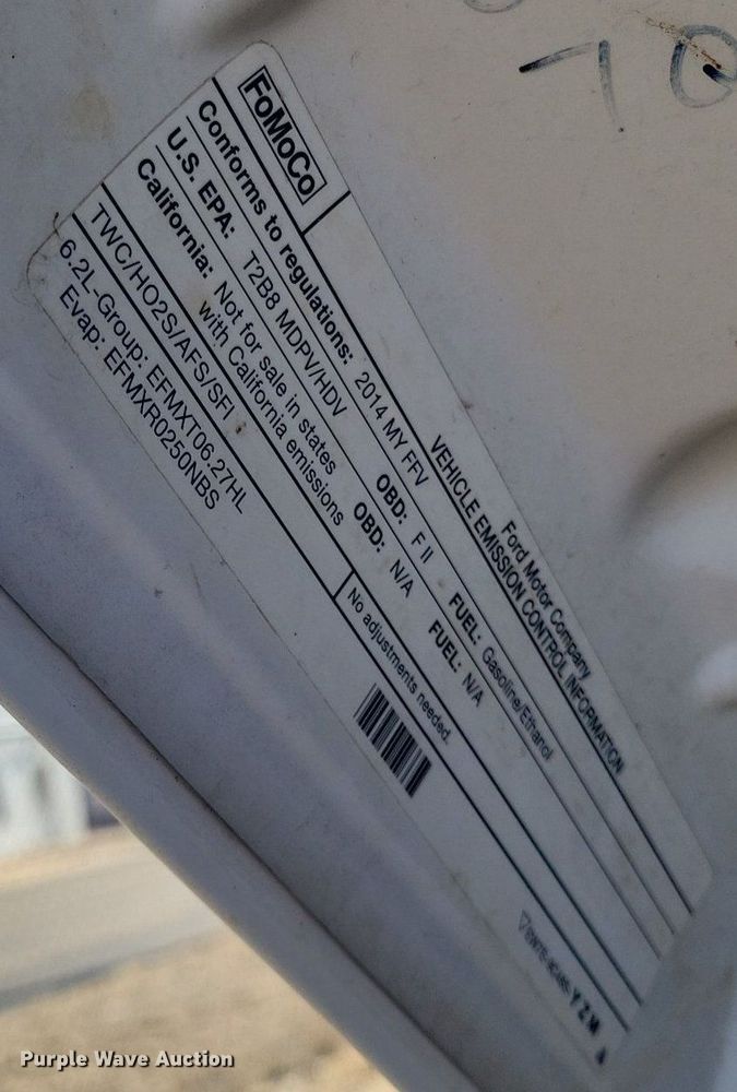 image for item KD9266 2014 Ford F250  Super Duty  pickup truck