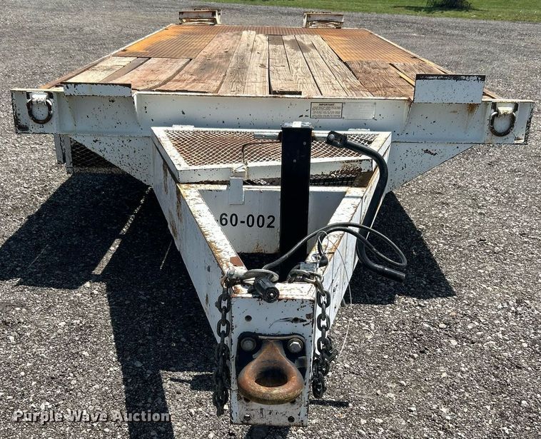 image for item KW9124 1998 Fleming Trailers Inc TD824-10  equipment trailer