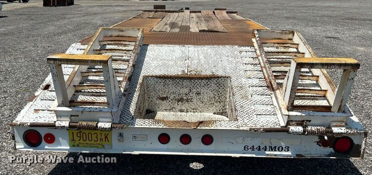 image for item KW9124 1998 Fleming Trailers Inc TD824-10  equipment trailer