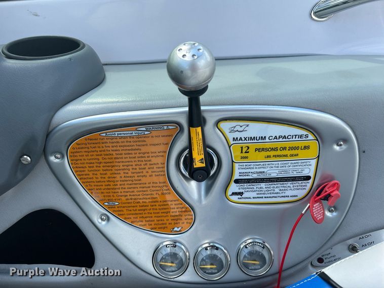 image for item KW9136 2005 Nautique Air 226  boat