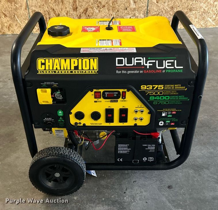 image for item KW9150 Champion Dual Fuel  generator