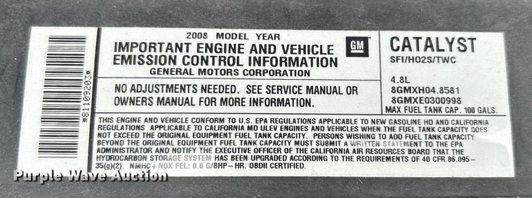 image for item KW9167 2008 Chevrolet Express G3500  school bus