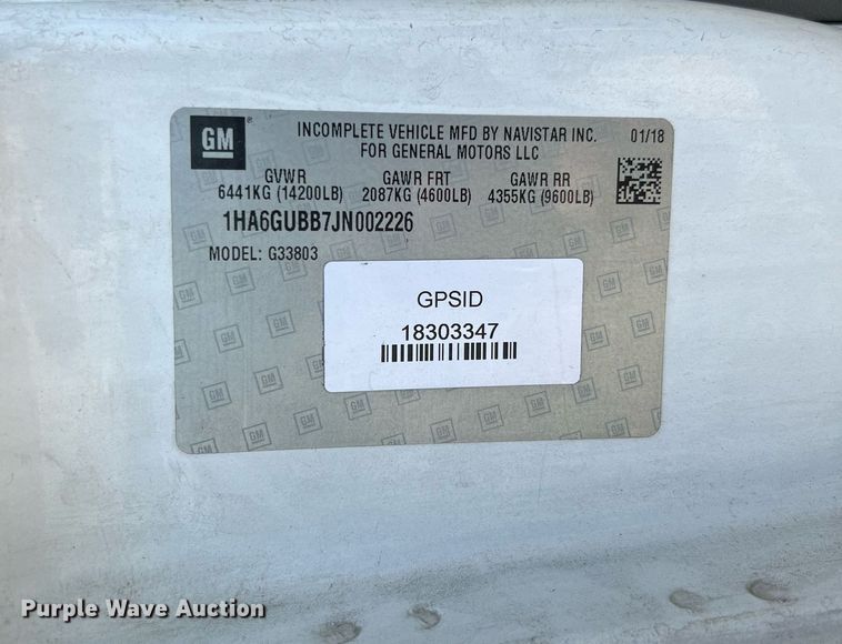 image for item LF9343 2018 Arboc Specialty Vehicles  shuttle bus