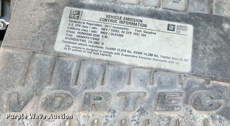 image for item LF9350 2017 Chevrolet Express G4500  shuttle bus