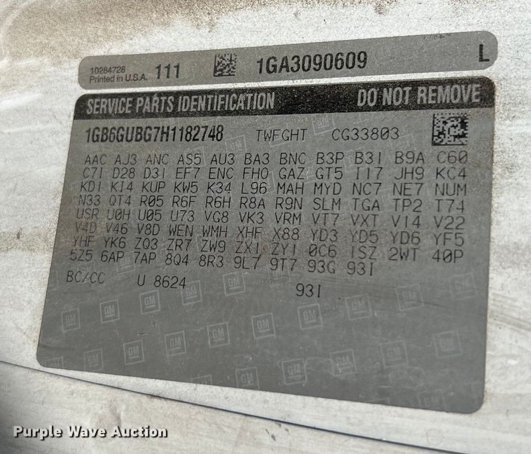 image for item LF9361 2017 Chevrolet Express G4500  shuttle bus