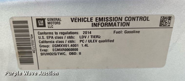 image for item LF9421 2014 Chevrolet Volt