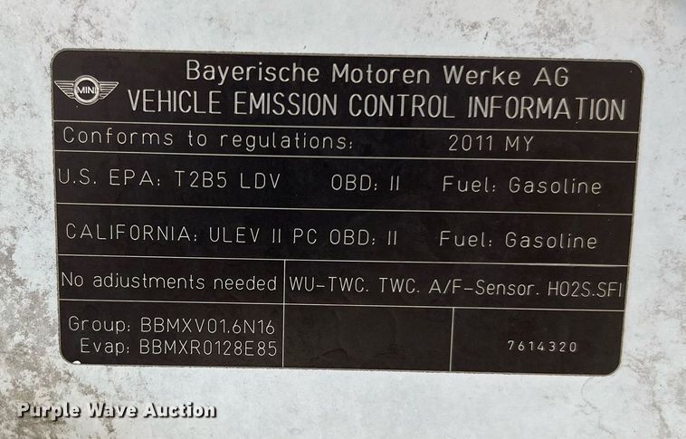 image for item LF9422 2011 Mini Cooper