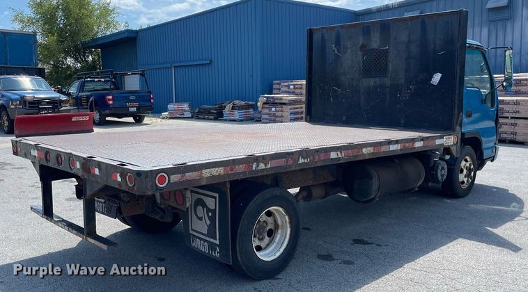 image for item LJ9785 2007 Isuzu NPR  dump flatbed truck