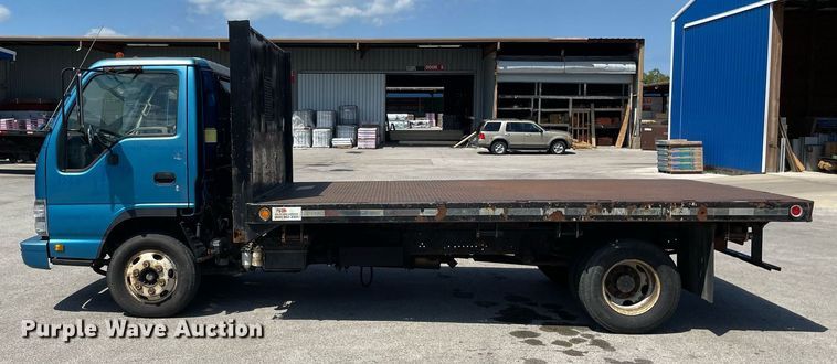 image for item LJ9785 2007 Isuzu NPR  dump flatbed truck