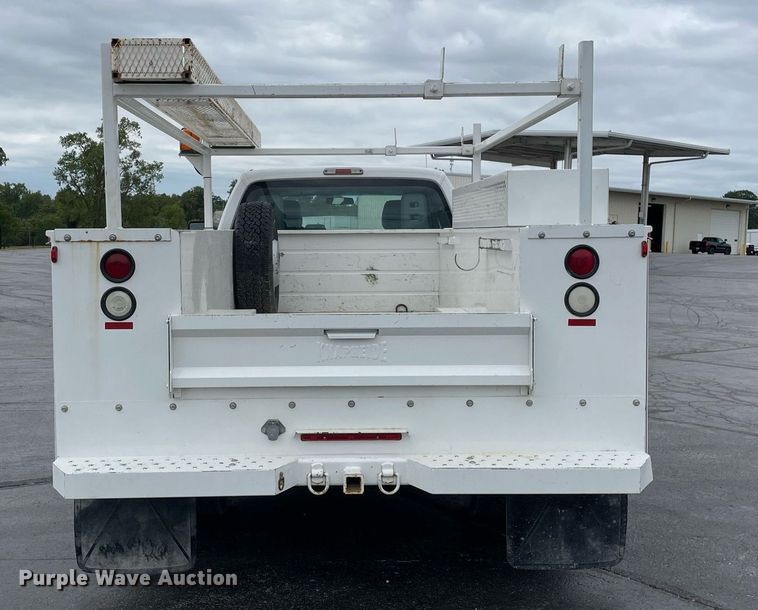 image for item LJ9787 2014 Ford F350 Super Duty XL  SuperCab utility bed pickup truck