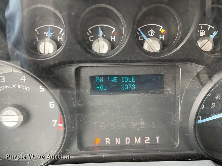 image for item LJ9787 2014 Ford F350 Super Duty XL  SuperCab utility bed pickup truck