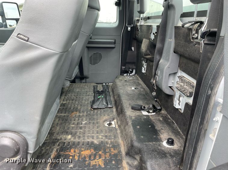 image for item LJ9787 2014 Ford F350 Super Duty XL  SuperCab utility bed pickup truck