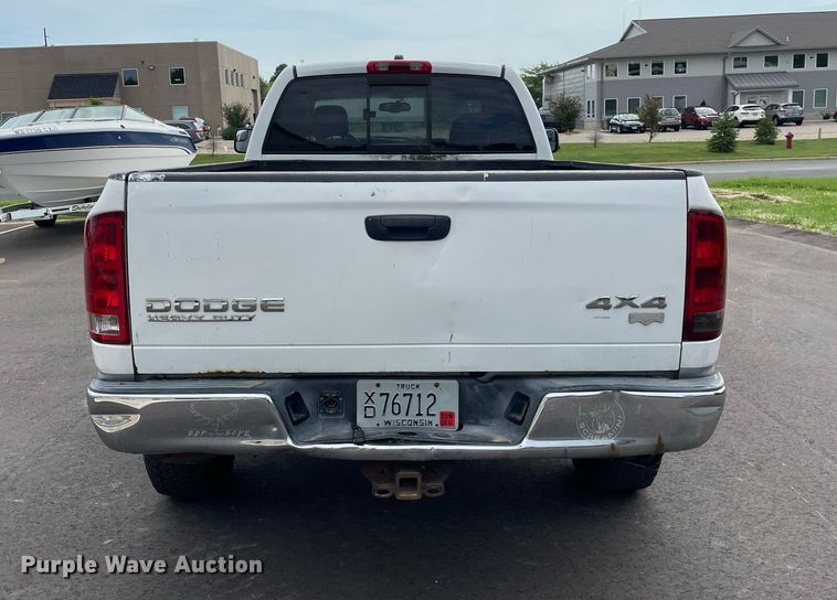 image for item LJ9788 2004 Dodge Ram 3500HD Laramie  Quad Cab pickup truck