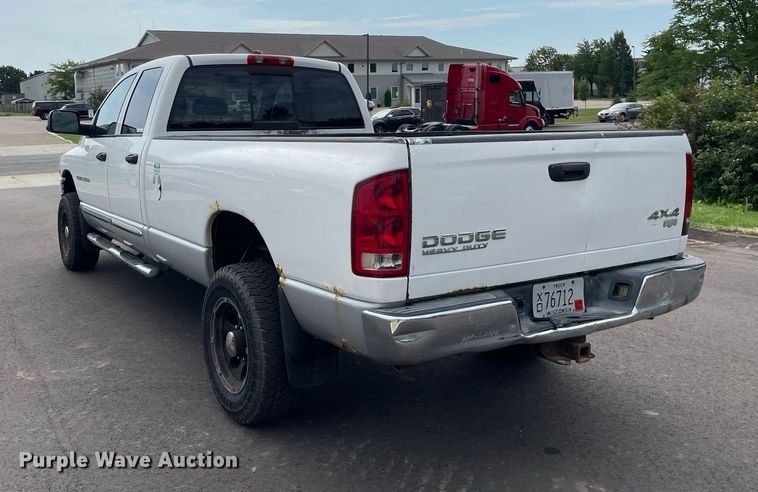 image for item LJ9788 2004 Dodge Ram 3500HD Laramie  Quad Cab pickup truck