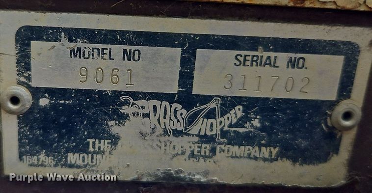 image for item LM9101 Grasshopper 721  ZTR lawn mower