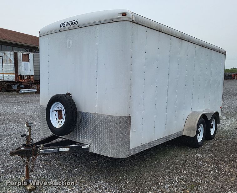 image for item LS9607 2007 Doolittle  enclosed cargo trailer