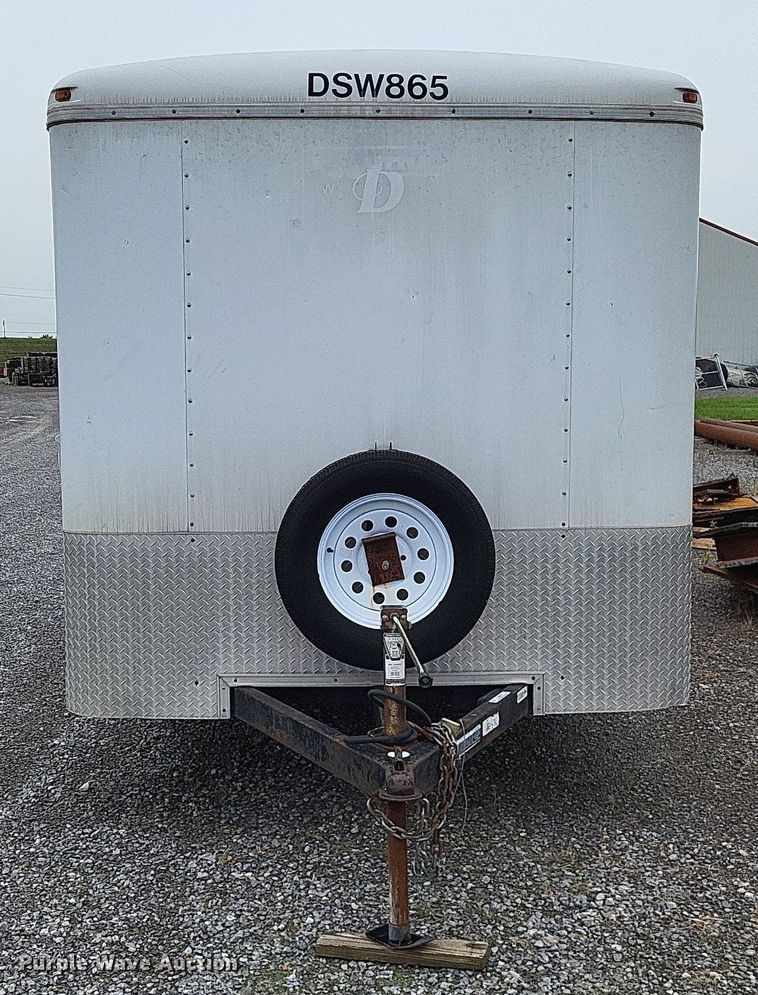 image for item LS9607 2007 Doolittle  enclosed cargo trailer