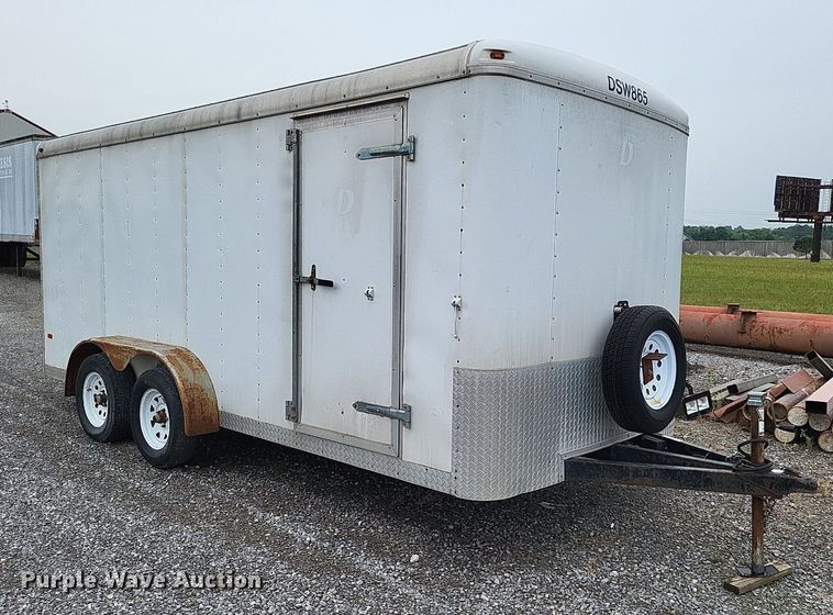 image for item LS9607 2007 Doolittle  enclosed cargo trailer