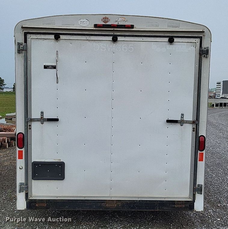 image for item LS9607 2007 Doolittle  enclosed cargo trailer