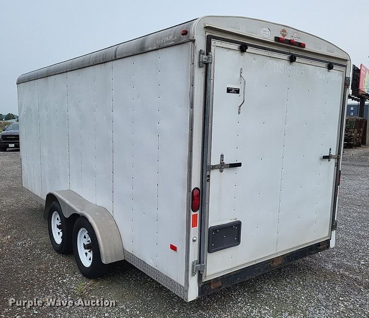 image for item LS9607 2007 Doolittle  enclosed cargo trailer