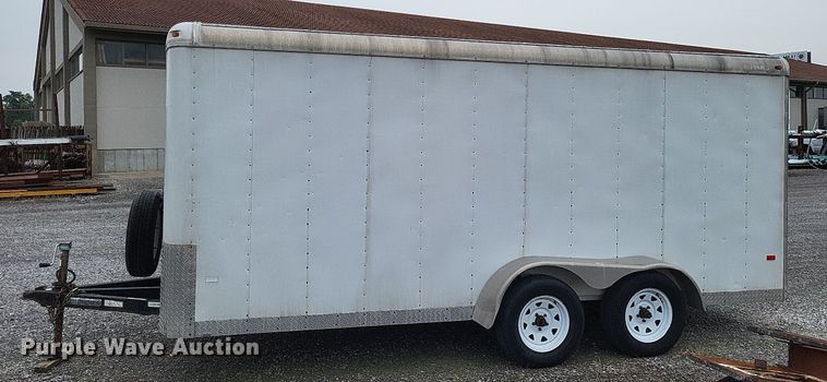 image for item LS9607 2007 Doolittle  enclosed cargo trailer