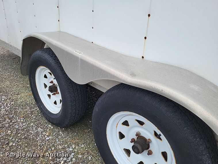 image for item LS9607 2007 Doolittle  enclosed cargo trailer