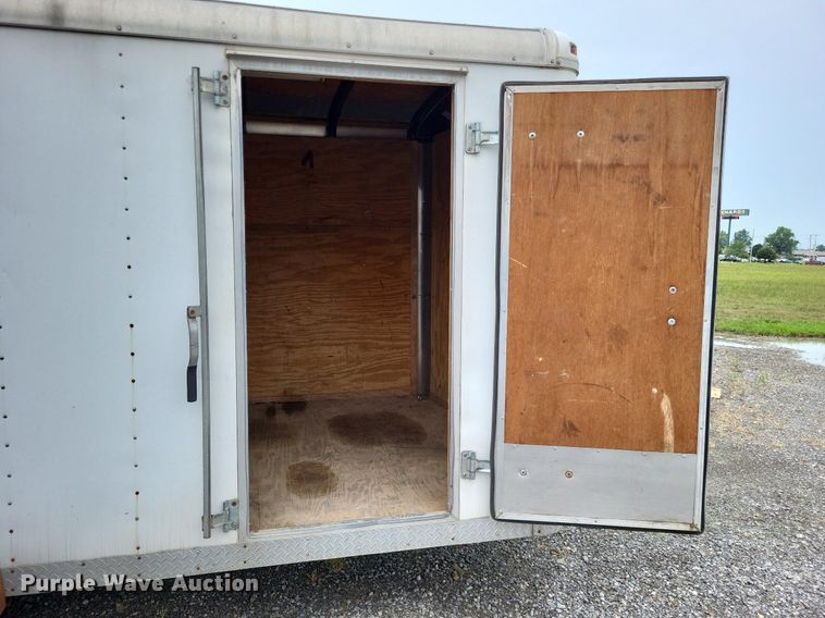 image for item LS9607 2007 Doolittle  enclosed cargo trailer