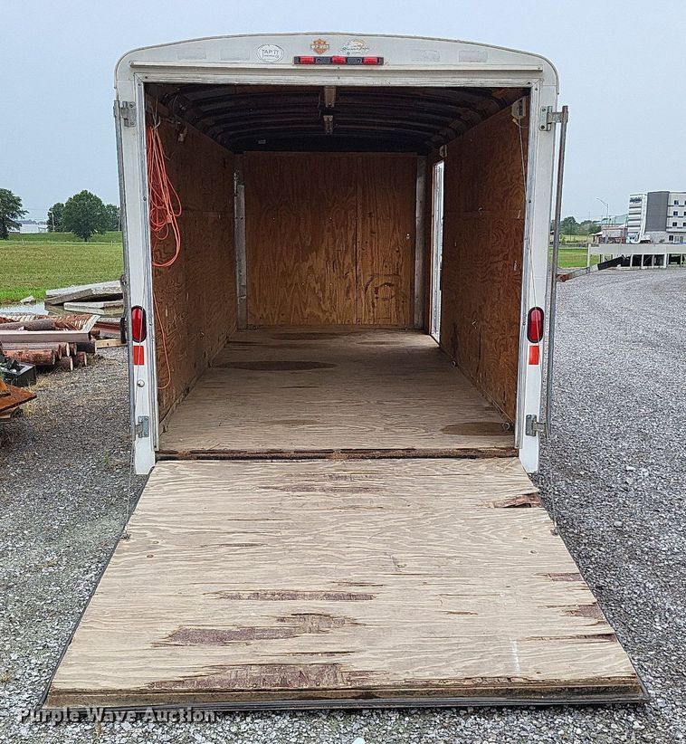 image for item LS9607 2007 Doolittle  enclosed cargo trailer