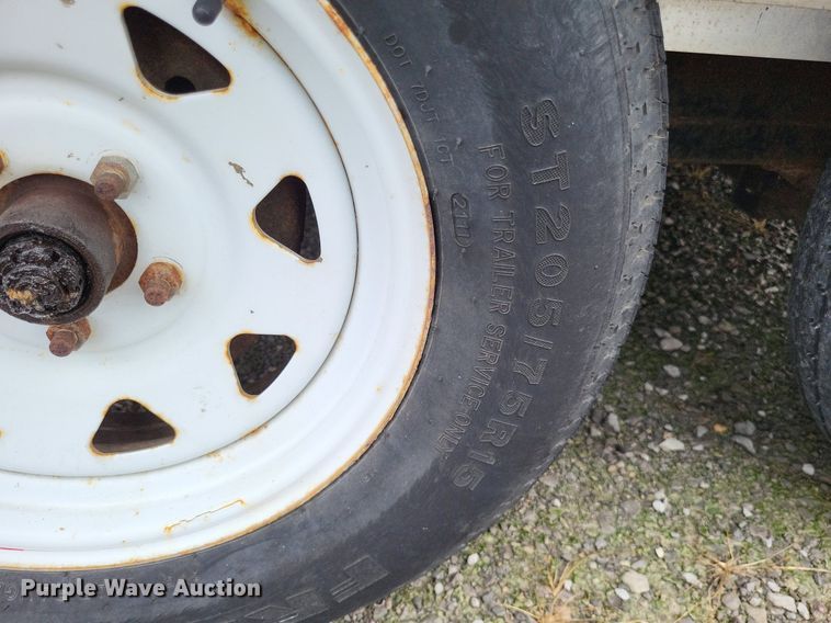 image for item LS9607 2007 Doolittle  enclosed cargo trailer