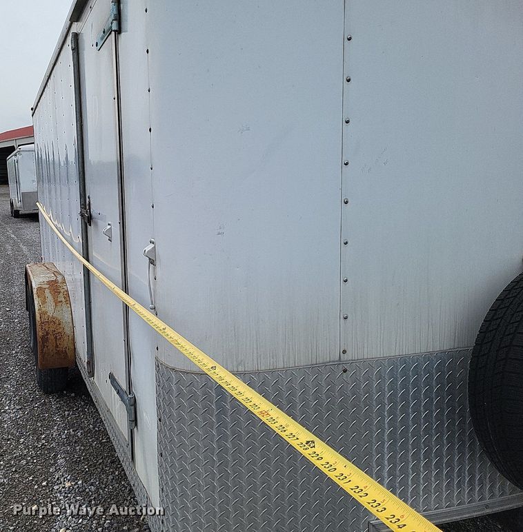 image for item LS9607 2007 Doolittle  enclosed cargo trailer