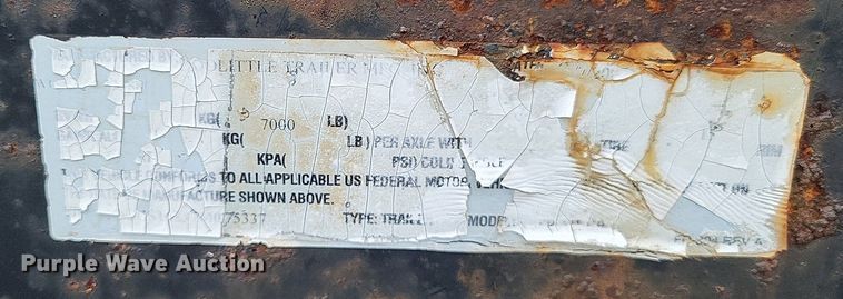 image for item LS9607 2007 Doolittle  enclosed cargo trailer