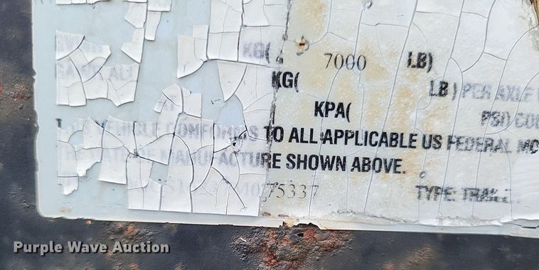 image for item LS9607 2007 Doolittle  enclosed cargo trailer