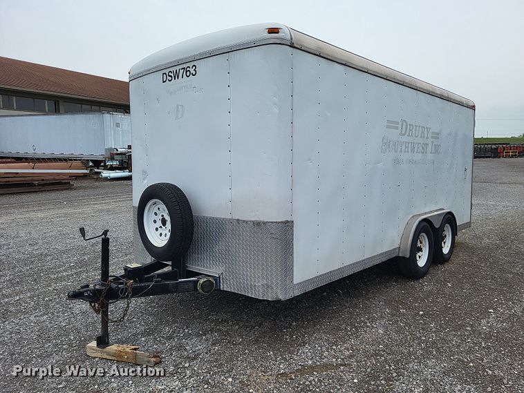 image for item LS9608 2004 Doolittle  enclosed cargo trailer
