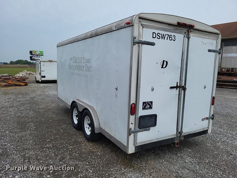 image for item LS9608 2004 Doolittle  enclosed cargo trailer