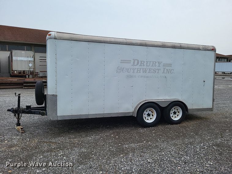 image for item LS9608 2004 Doolittle  enclosed cargo trailer