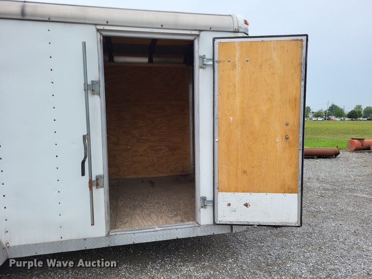 image for item LS9608 2004 Doolittle  enclosed cargo trailer