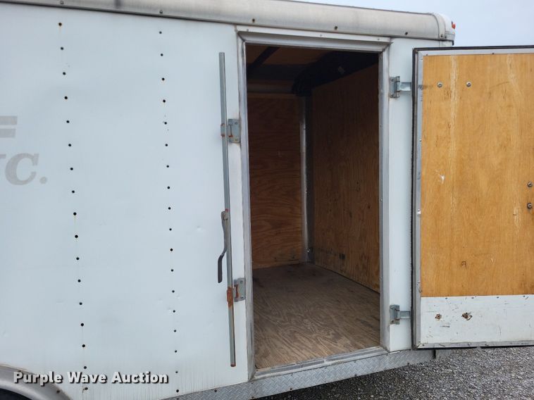 image for item LS9608 2004 Doolittle  enclosed cargo trailer