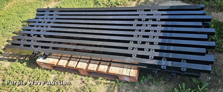 image for item MD9931 (20) 10' L x 6' 6" H wrought iron site fencing