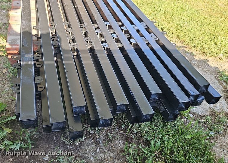 image for item MD9931 (20) 10' L x 6' 6" H wrought iron site fencing