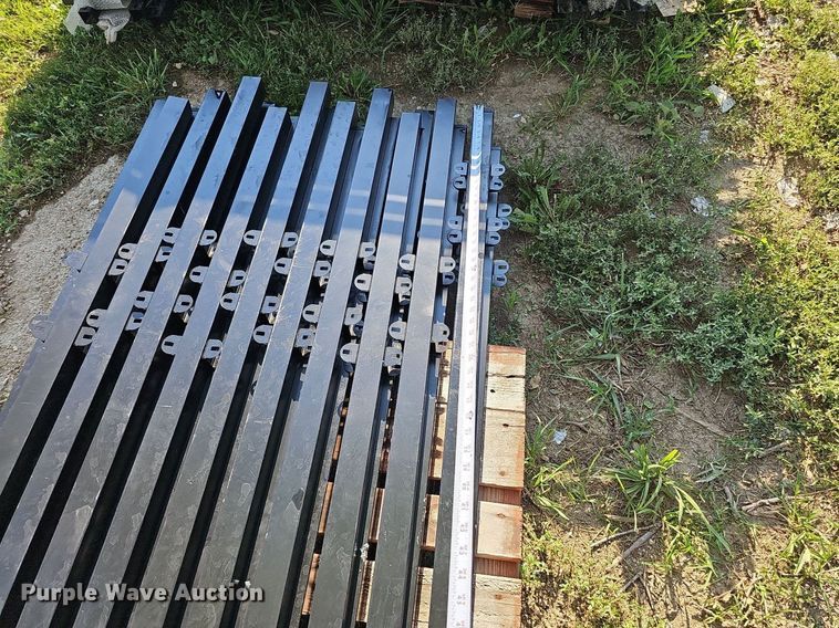 image for item MD9931 (20) 10' L x 6' 6" H wrought iron site fencing