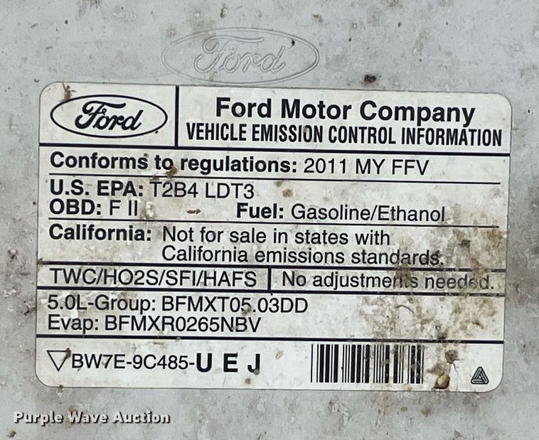 image for item MG9351 2011 Ford F150 XL  SuperCrew pickup truck