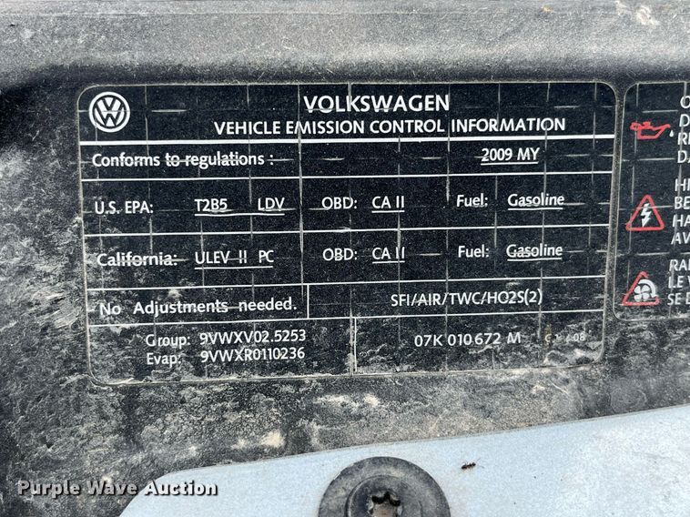 image for item MG9378 2009 Volkswagen New Beetle