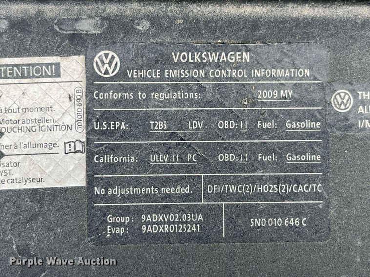 image for item MG9379 2009 Volkswagen Tiguan  SUV