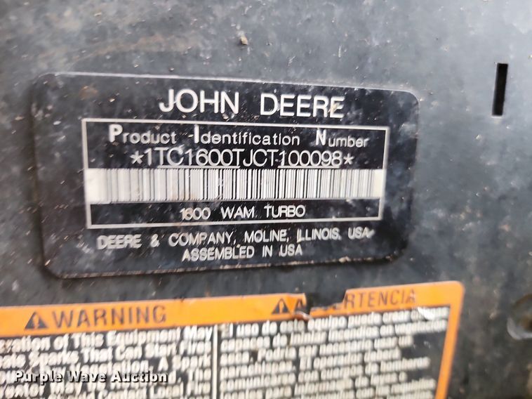 image for item MG9667 John  Deere 1600 Turbo  lawn mower