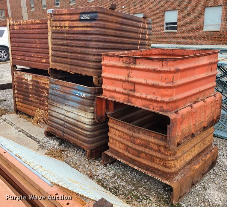 image for item MG9690 (6) steel bins