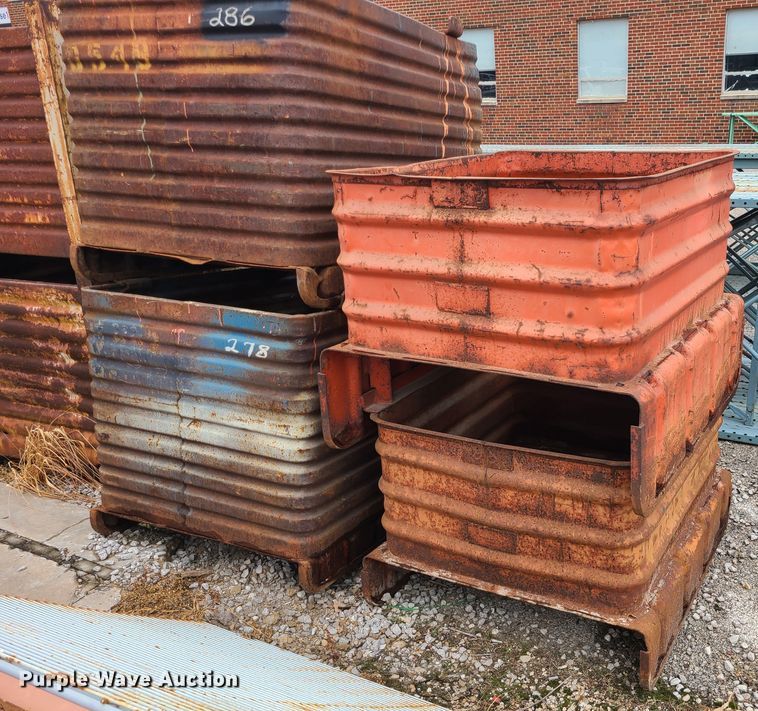 image for item MG9690 (6) steel bins