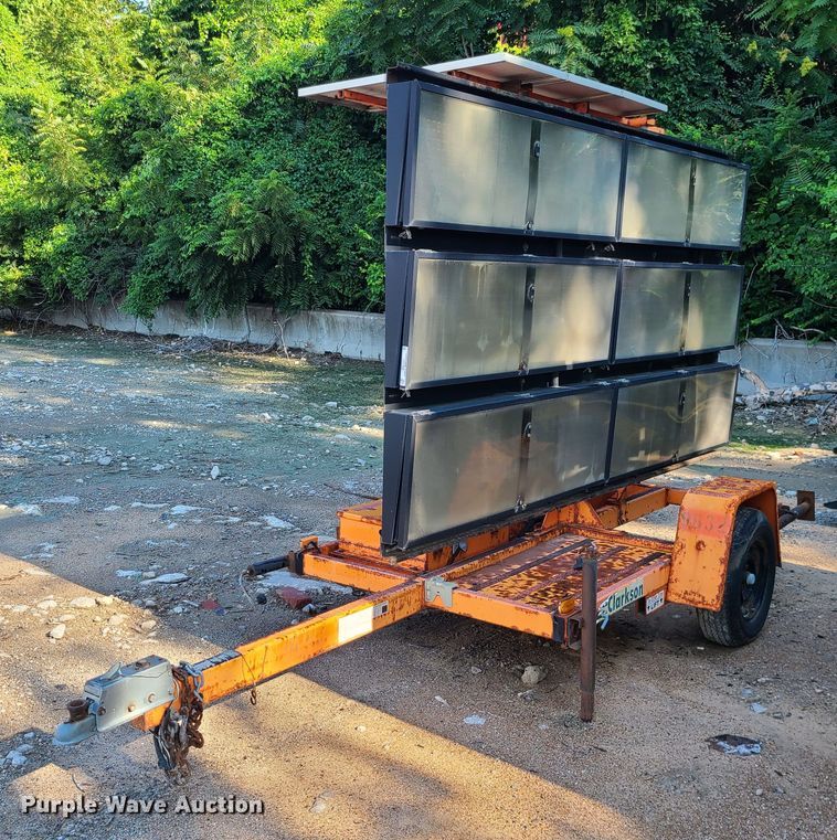 image for item MG9707 Addco  message board trailer